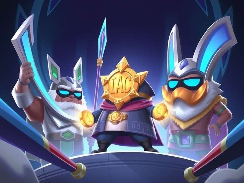 Epic Coin Siege Champions Game Scene showing a massive fortress under siege with catapults and champions